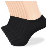 NEW 8PK (M) Women's Ankle Cotton Socks Low Cut