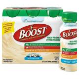 SEALED $40 6PK BOOST High Protein Vanilla Drinks