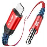 NEW 6FT Lighting to Aux Cable Apple MFi Certified