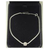 $1,060 App (1.8ct) 7'-8' Long Moissanite Bracelet