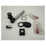 $180+ Mixed Magnifying Glass & Loupe Set
