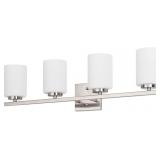 New $140 mirrea 28in 4-Light Modern Bathroom...