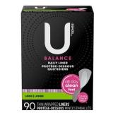 NEW 90PK Barely There Panty Liner Long Pads