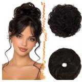 NEW 2PC Synthetic Messy Bun Hair Pieces