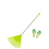 NEW Colwelt Plastic Leaf Rake Set