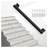 NEW $58 (4', Black) Non-Slip Iron Handrail