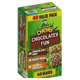NEW 40PK Quaker Chewy Chocolatey Fun Variety Pack