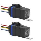 NEW $40 2PK 40A 12V Waterproof Relay/Harness