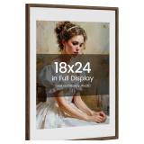 NEW $82 (18' x 24', Natural-Oak) Picture Frame