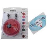 NEW Flapper Replacement Set w/Toilet Clog Stopper