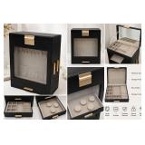 Luxury Jewelry Cabinet with Mirror & Drawers