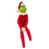 NEW 11.8' Grinch Elf Plush Doll Decoration Toy