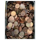 6 lb Mixed Canadian & US Pennies Bulk Lot