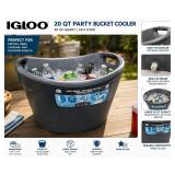 Igloo 20 Qt Party Bucket Cooler with Drain