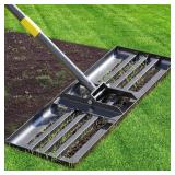 New $63 Lawn Leveling Rake - Heavy Duty 30'x10'...