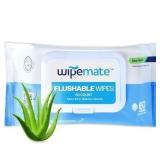New Wipemate ULTRA Flushable Butt Wipes, Pack of 2