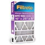 NEW $37 Filtrete 16x25x5, AC Furnace Air Filter
