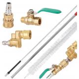 NEW (6Pcs-22.83') Radiator Cleaning Wand Kit