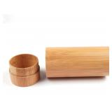 New PACKOVE Cylinder Eyewear Case Bamboo...