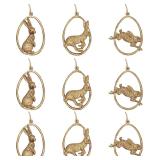 New $42 DN DECONATION Easter Hanging Ornaments...