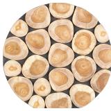 NEW $95 (24' x 1' x 24', Br) Round Home Wall Decor