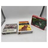 3 Puzzle Lot ï¿½ 1000 Piece Jigsaw Puzzles