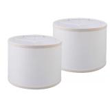 NEW $50 Wankaix lampshades Set of 2, Drum