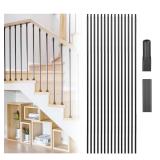 New $112 15 Pack Iron Stair Balusters, Hollow...