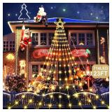 NEW $50 23FT LED Waterfall X-Mas Tree Lights