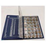 Canada Small Cents Coin Album Partial Collection