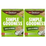 NEW (180g x2) 2pk Dill and Herb Crackers