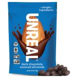 NEW 113g x2) 2pk Unreal Dark Chocolate Almonds