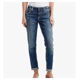 $92 (32x29) Silver Jeans Co. Girlfriend Mid Rise