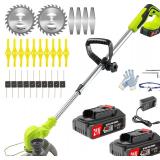 $100 Cordless Weed Wacker w/ Batteries