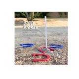 $92 GoSports Steel Horseshoes Outdoor Game Set