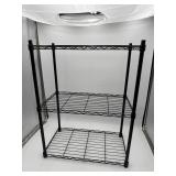 Black Wire Shelving Unit 3-Tier 23ï¿½ x 13ï¿½