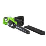 New $98 Greenworks 14 in. Electric Chainsaw