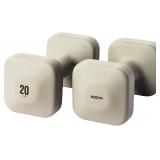 NEW $166 (20Lbs) SafeGrip Dumbbells