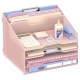 NEW 4-Tier Desk Organizer w/File Holder Paper Tray