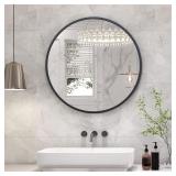 NEW $55 Metal framed Round Mirror