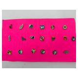 Vintage NHL Hockey Team Logo Lapel Pins Lot