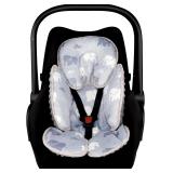 New $61 Infant Car Seat Head Support, Grey