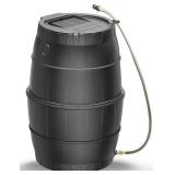 New $116 SQUEEZE Master 50 Gal Rain Barrel