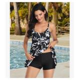 $47 Size:XL Ecuppe Tankini Swimwear Sets Two