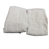 New 49x85' 2 Pack Curtain Panels Beige/ Linen...