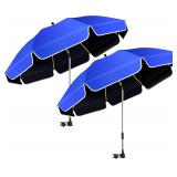 New $69 Clamp UV Beach Umbrella for Chair 360