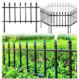 New $90 DAMAGED Thealyn Metal Garden Fence 22'W...