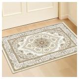 NEW Indoor Vintage Style Rug, Washable (2' x 4')