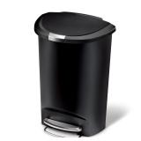 MISSING $68 simplehuman Semi-Round Step Can 50L...