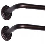 $40 Room Darkening Wrap Curtain Rods